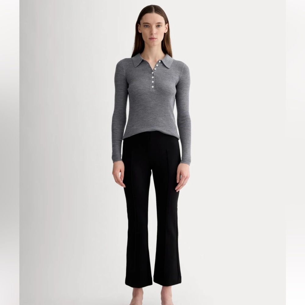 Everlane Dream Kick Flare Black Women's Pant, new without tags